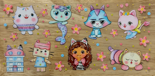 Gabby’s Dollhouse UVDTF Wrap