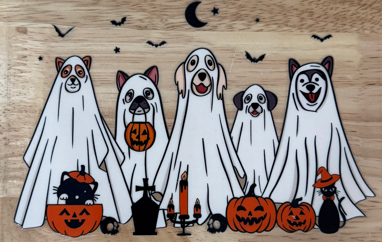 Spooky Dogs UVDTF Wraps