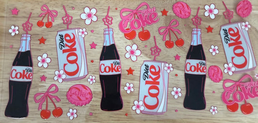 Diet Coke & Cherries UVDTF Wrap