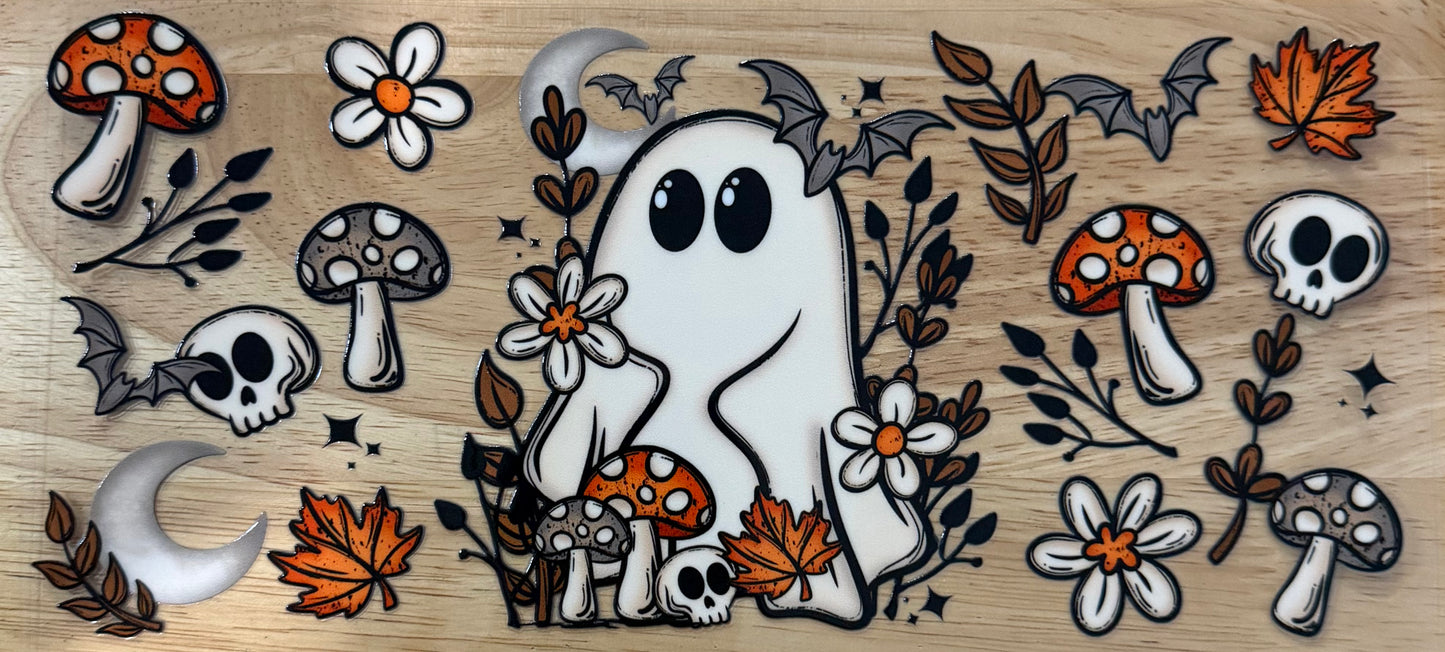 Mushroom Ghost UVDTF Wrap