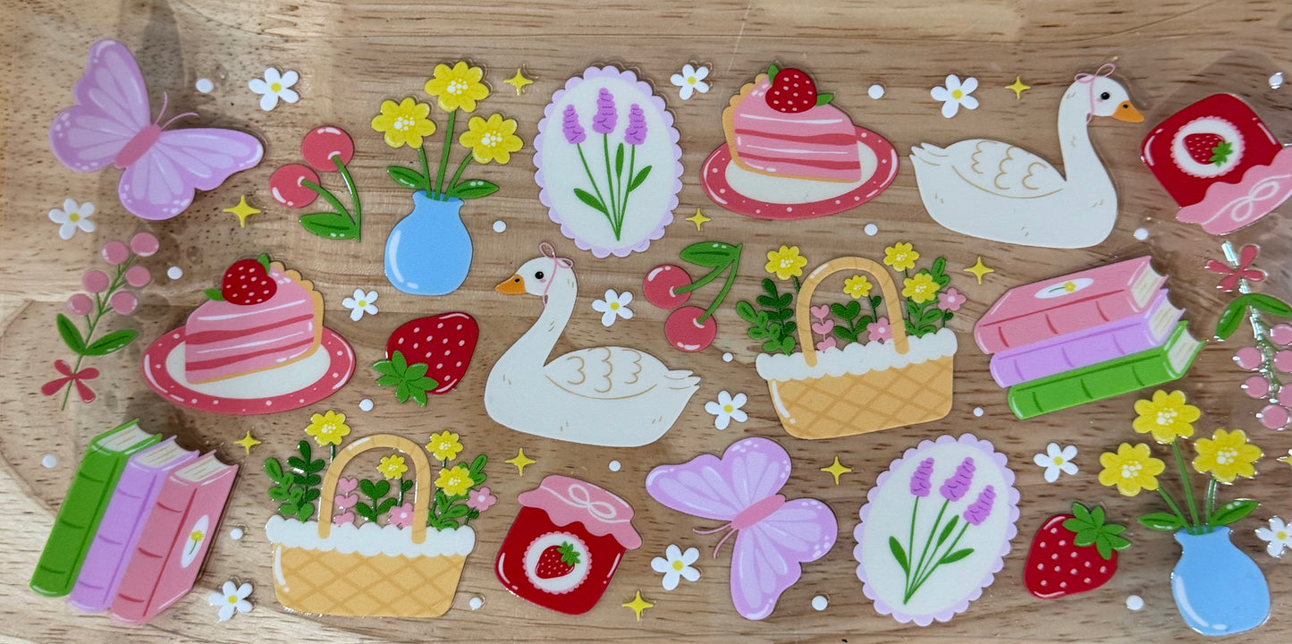 Picnic Florals UVDTF Wraps