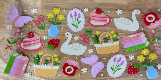 Picnic Florals UVDTF Wraps