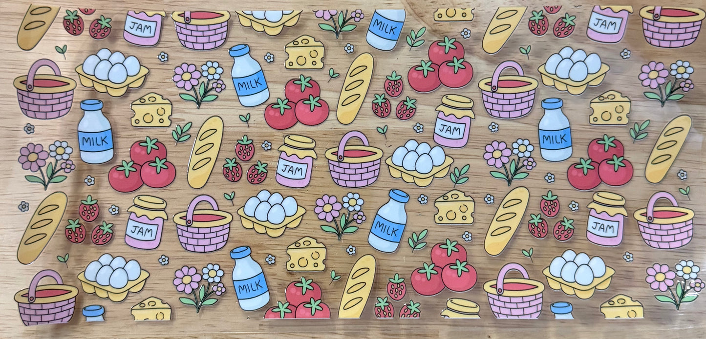 Summer Picnic UVDTF Wrap