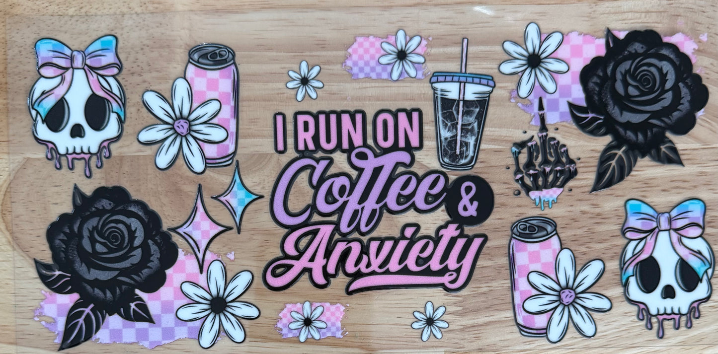 Coffee & Anxiety UVDTF Wrap