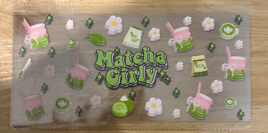 Matcha Girly UVDTF Wrap