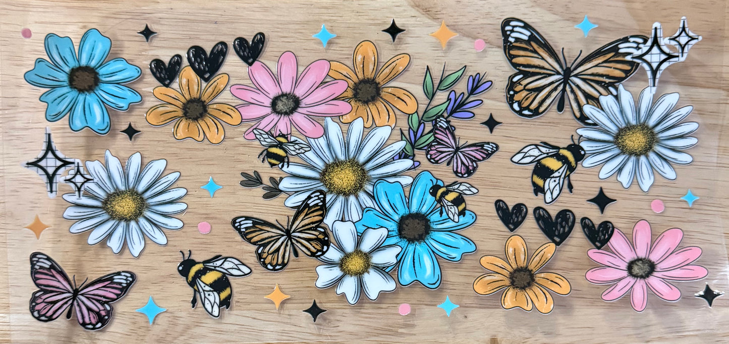 Butterflies & Bees UVDTF Wrap