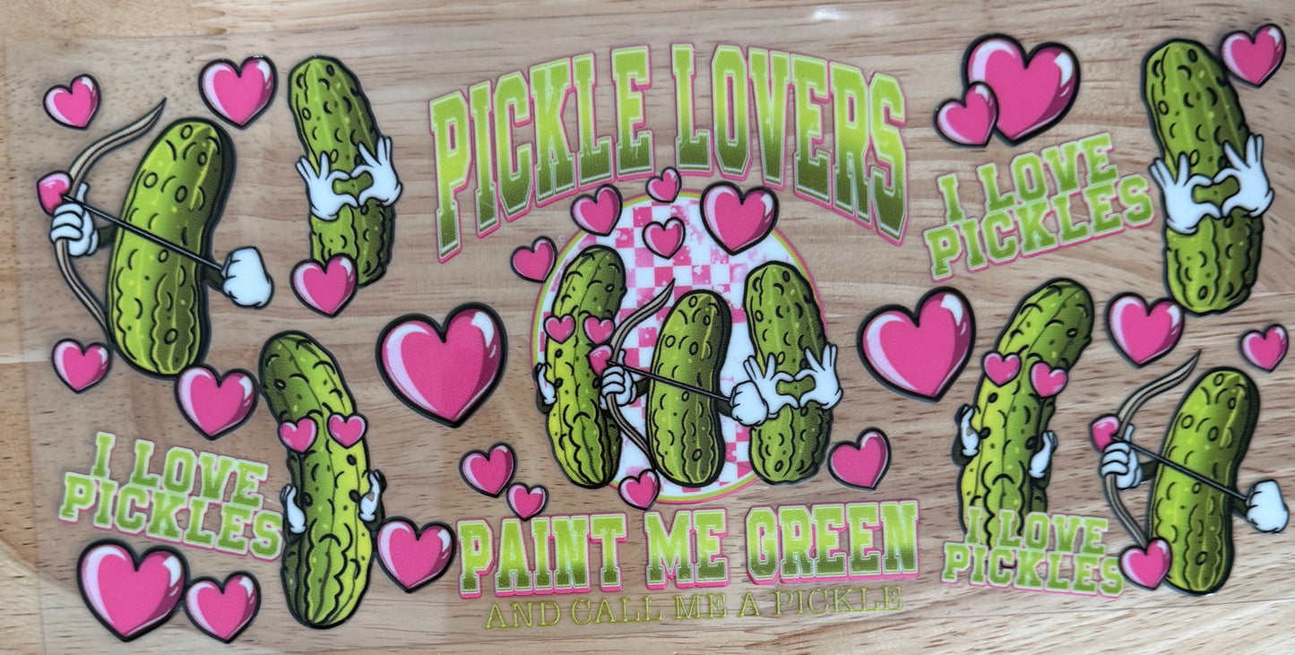 Pickle Lover UVDTF Wrap