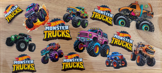 Monster Trucks UVDTF Wrap