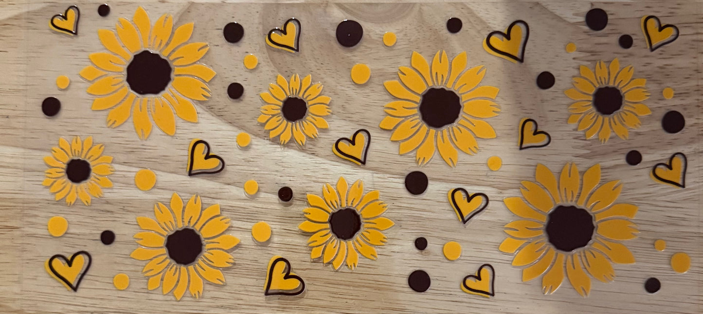 Sunflower UVDTF Wrap