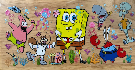 SpongeBob UVDTF Wrap
