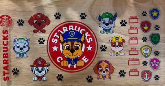 Paw Starbies UVDTF Wrap