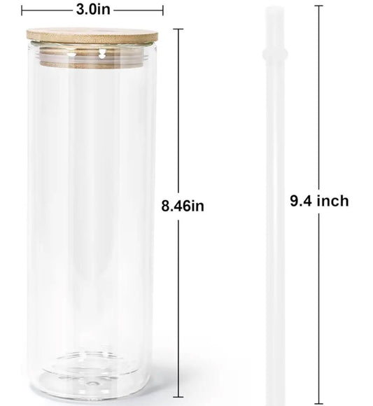 25oz Glass Cup