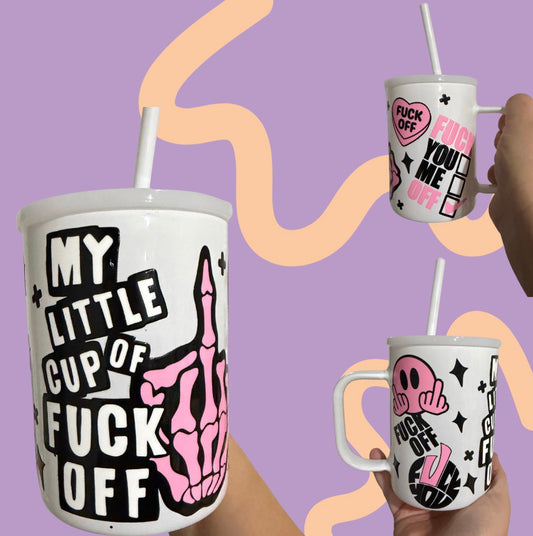 17oz Glass Cup / My Little Cup