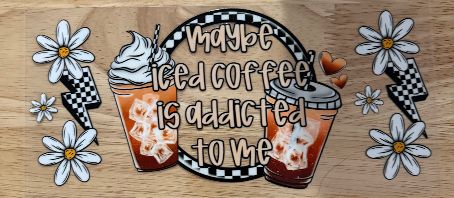 Coffee Addiction UVDTF Wrap