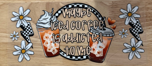 Coffee Addiction UVDTF Wrap