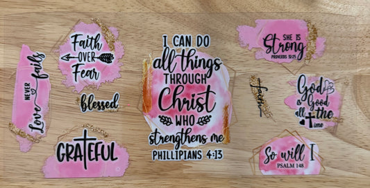 I Can Do All Things UVDTF Wrap