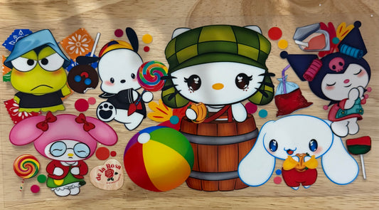 Beach Ball UVDTF Wrap