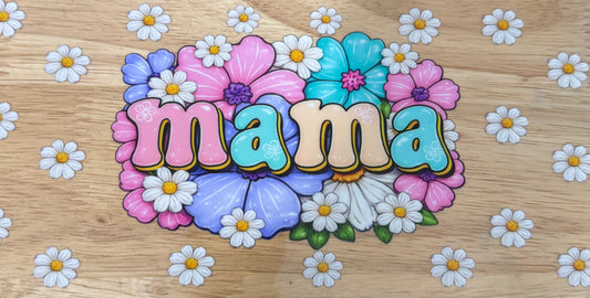 Floral Mama UVDTF Wrap