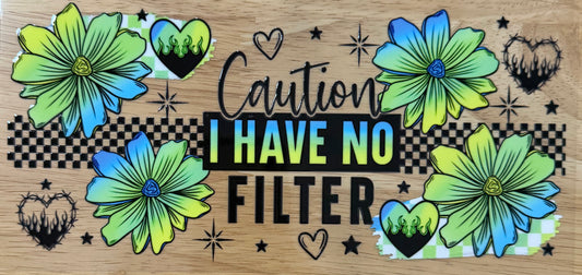 Green No Filter UVDTF Wrap