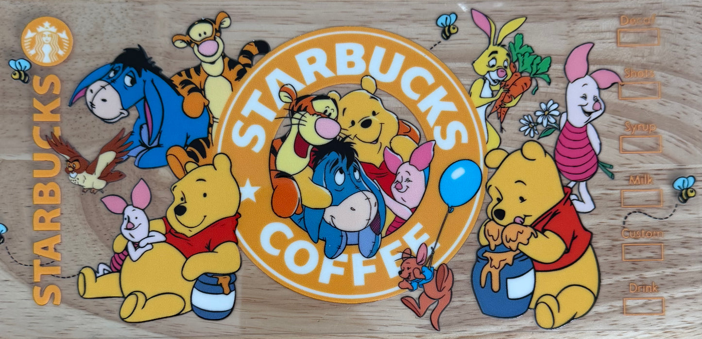 Starbucks Winnie UVDTF Wrap