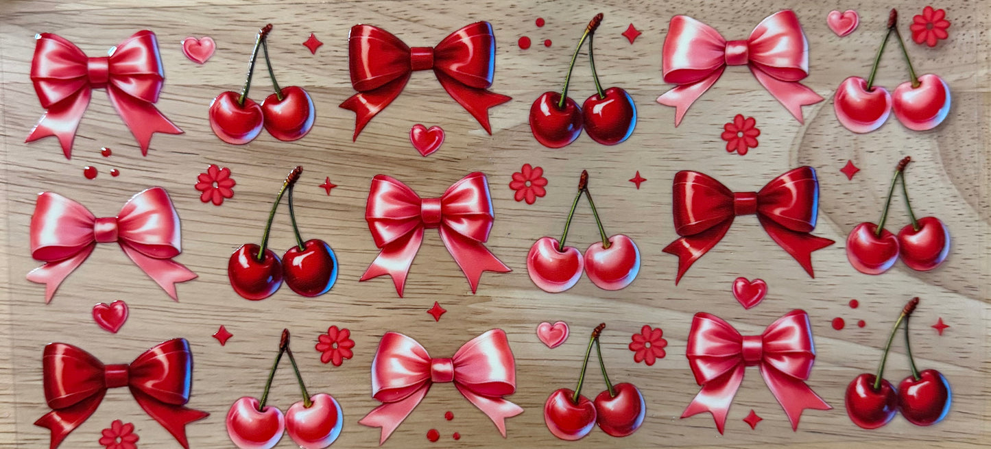 Cherries & Bows UVDTF Wrap