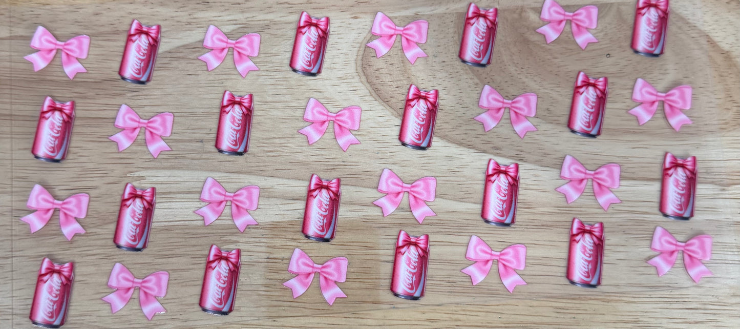 Pink Coke Bows UVDTF Wrap