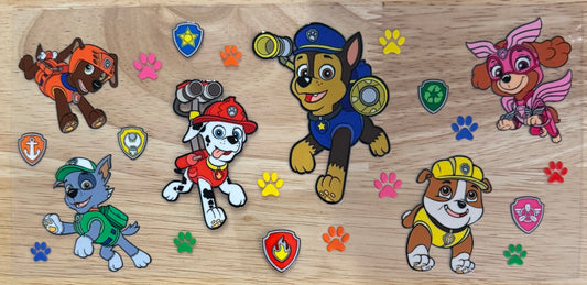 Paw Patrol UVDTF Wrap