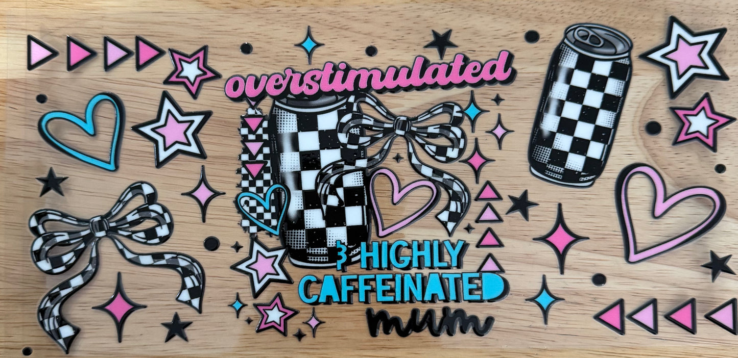 Highly Caffeinated UVDTF Wrap