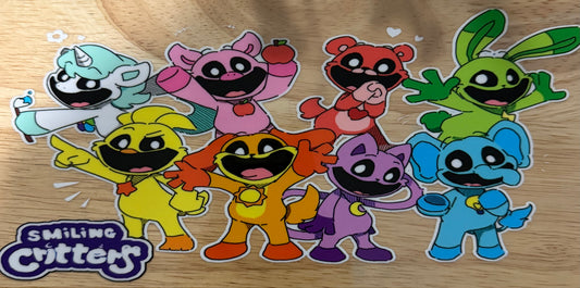Smiling Critters UVDTF Wrap