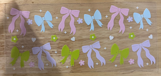Pastel Bows UVDTF Wrap