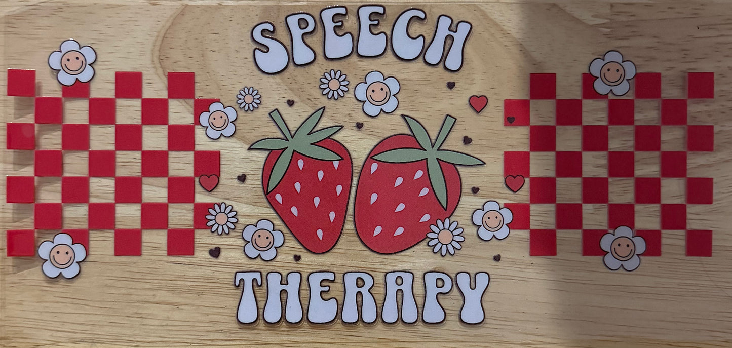 Speech Therapy UVDTF Wrap