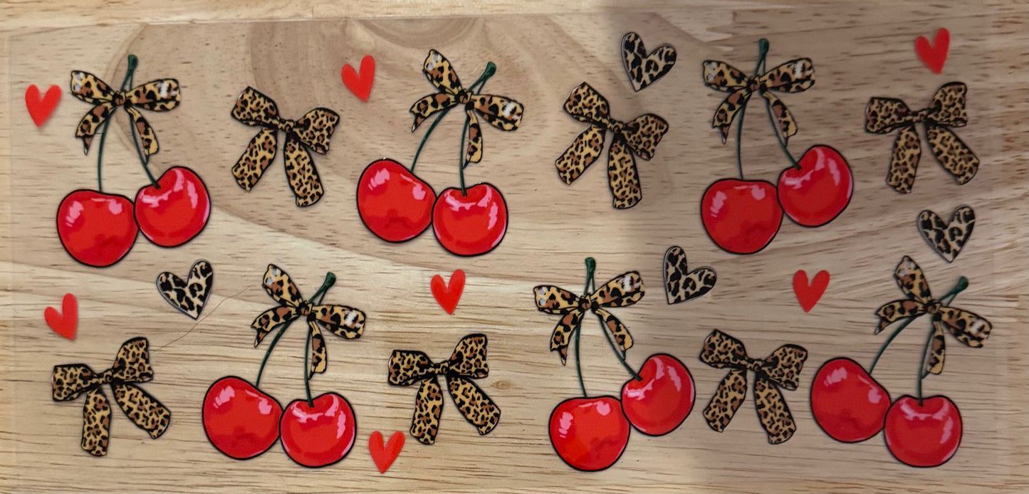 Leopard Cherries UVDTF Wrap