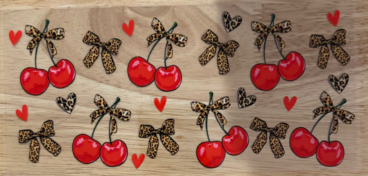 Leopard Cherries UVDTF Wrap