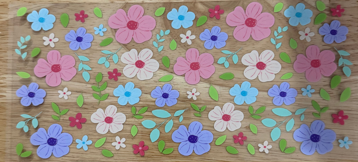 Flowers UVDTF Wrap
