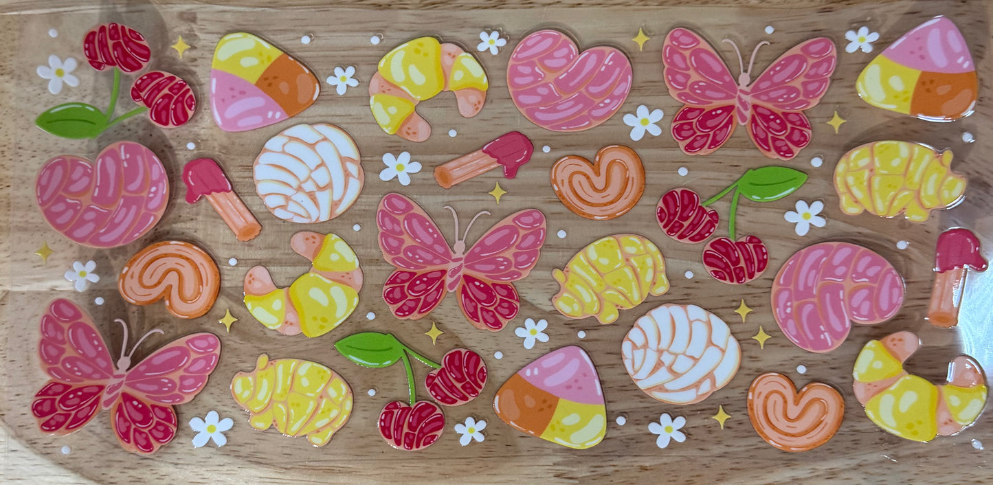 Butterfly Conchas UVDTF Wraps