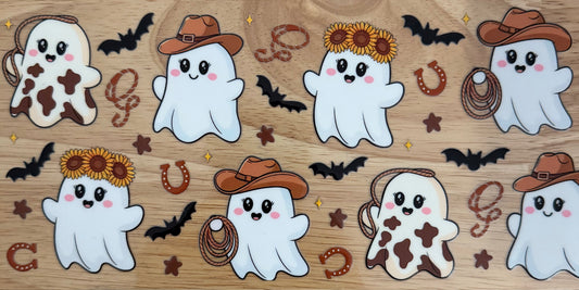 Western Sunflower Ghost UVDTF Wrap