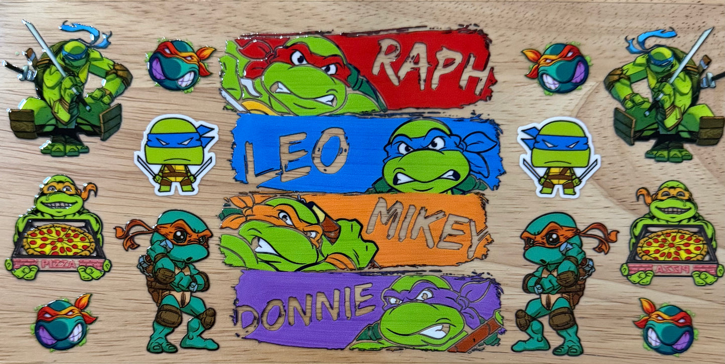 Ninja Turtles UVDTF Wrap