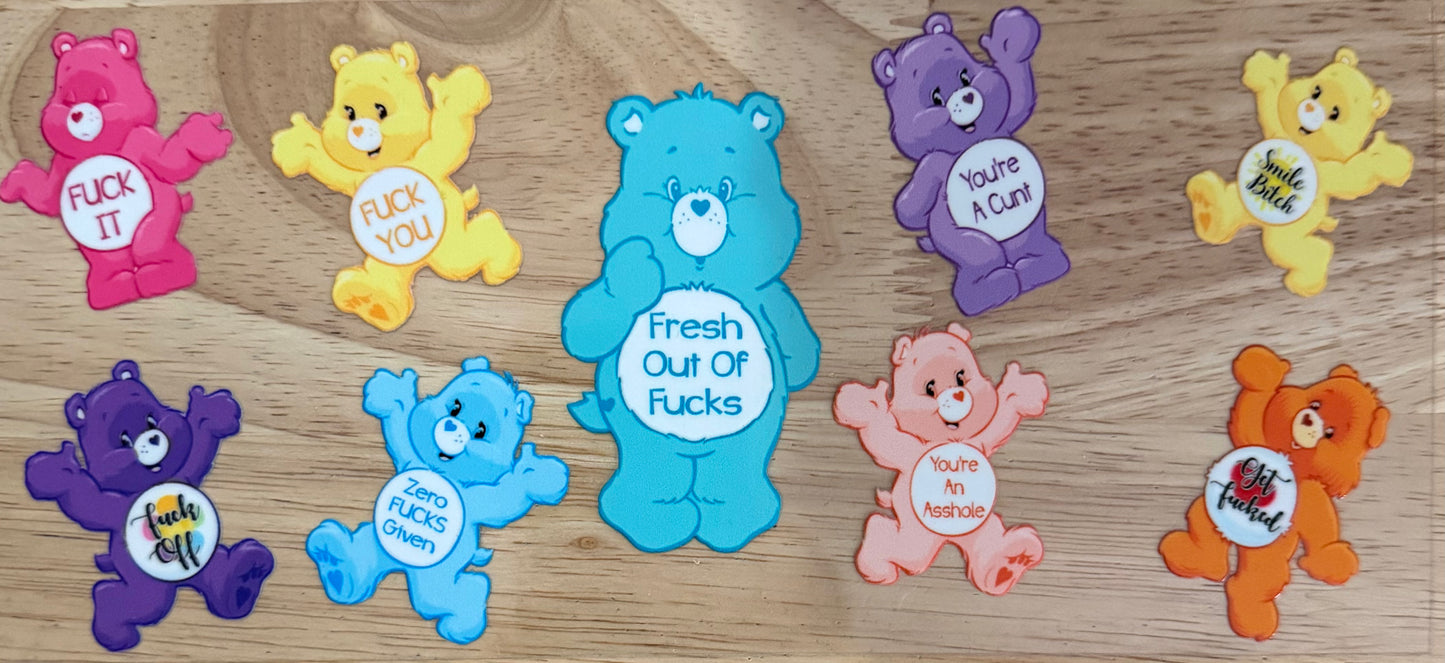 Swear Bears UVDTF Wrap