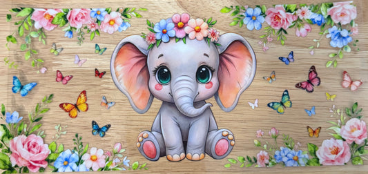 Baby Elephant UVDTF Wrap