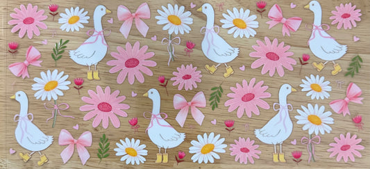 Flower Goose UVDTF Wrap