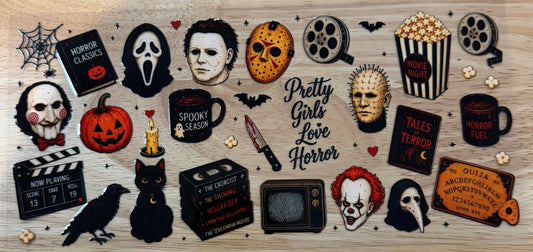 Pretty Girls Love Horror UVDTF Wrap