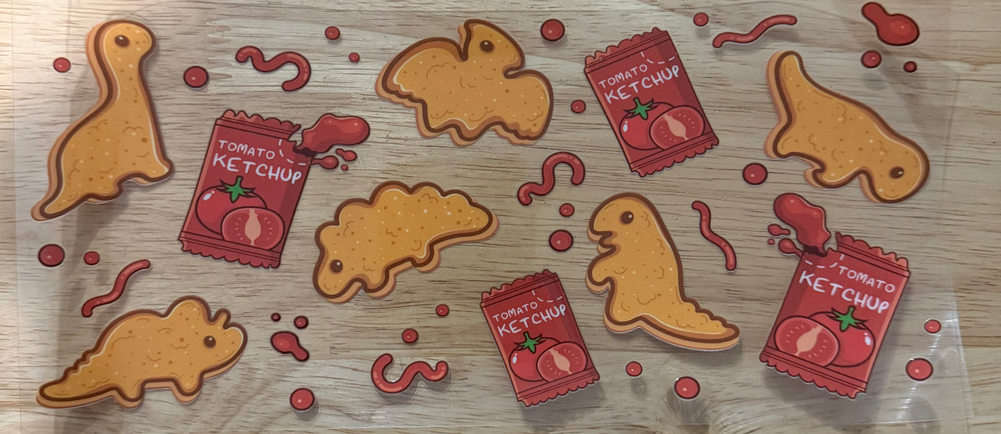 Dino Nuggets UVDTF Wrap