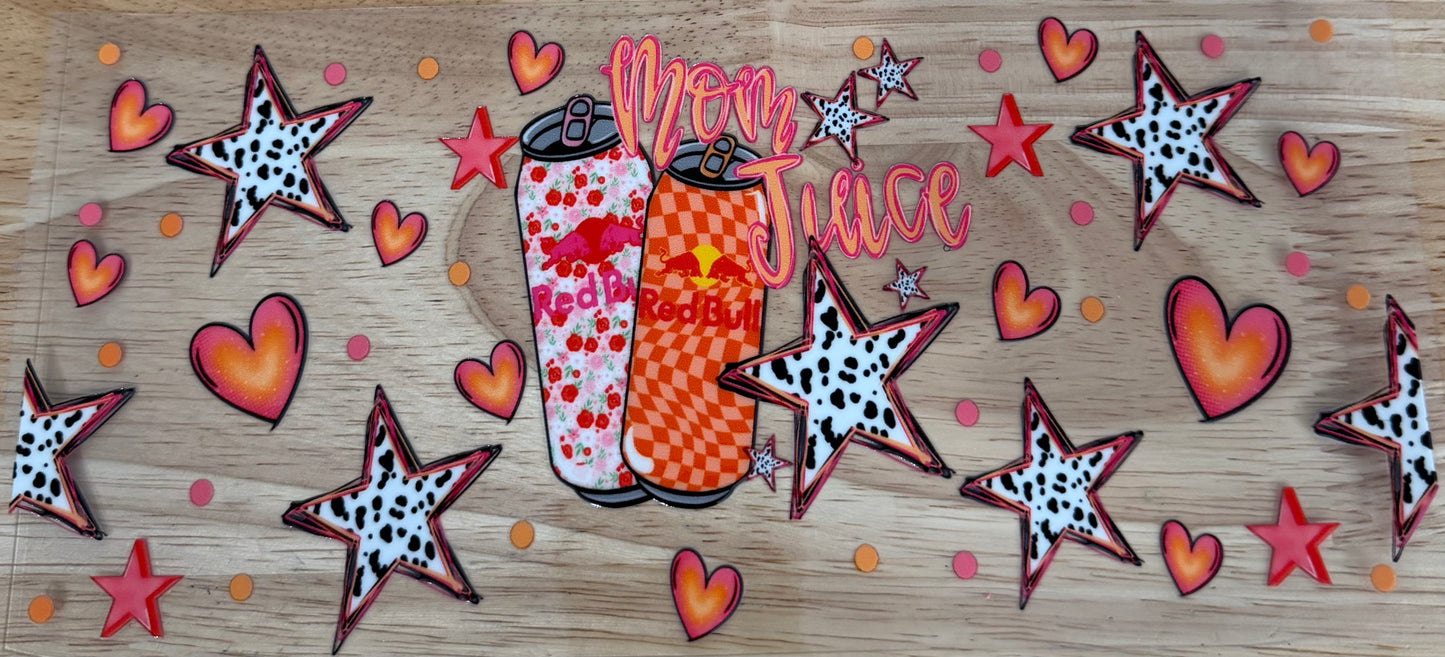 Red Bull Mom Juice UVDTF Wrap