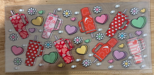 Valentine’s Day Drinks UVDTF Wrap