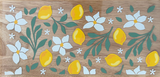 Floral Lemons UVDTF Wrap