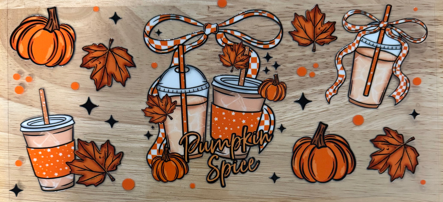Pumpkin Spice UVDTF Wrap