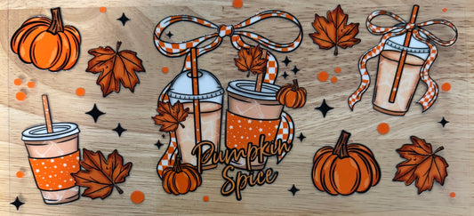 Pumpkin Spice UVDTF Wrap