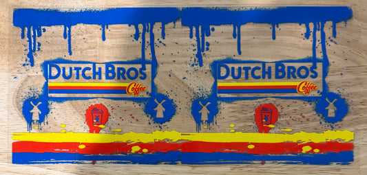 Dutch Bros. UVDTF Wrap
