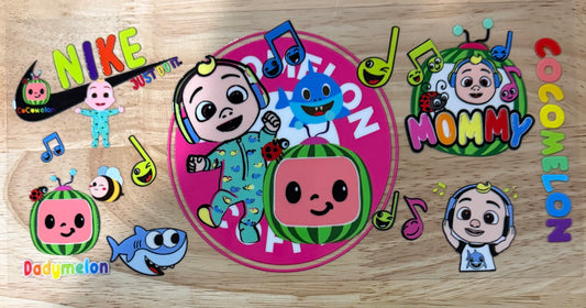 Cocomelon UVDTF Wrap