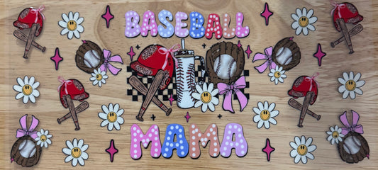 Baseball Mama UVDTF Wrap